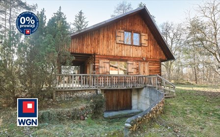 Urokliwy dom z bala w stylu góralskim, 120 m2, 1423 m2 działki dom Łacha, Łacha