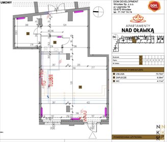 lokal użytkowy na wynajem 87m2 lokal użytkowy Wrocław, Wrocław-Krzyki, Krzyki, Krakowska