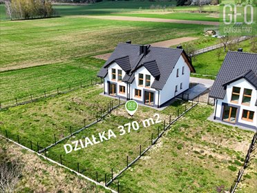 Nowoczesny bliźniak 5 pokoi z ogrzewaniem podłogowym dom Zabierzów, Gotowe domy zabudowa bliźniacza Więckowice pod Krakowem B2 (lewa połówka)