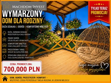 Dom wolnostojący 116 m² na działce 3000 m² w Szabdzie dom Szabda