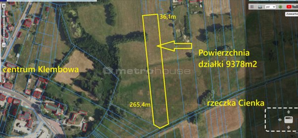 działka na sprzedaż 9378m2 działka Klembów, Sadowa