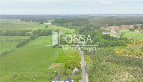 działka na sprzedaż 1180m2 działka Charbrowo