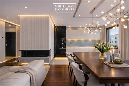 Unikatowy 86m² apartament z panoramicznymi oknami i biokominkiem mieszkanie Warszawa, Ochota, Szczęśliwicka