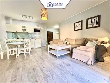 Do sprzedania komfortowy apartament 56 m² z tarasem i parkingiem w Pobierowie mieszkanie Pobierowo, Leśna