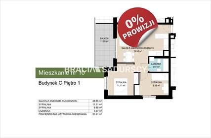 Mieszkanie trzypokojowe na sprzedaż Kraków, Wzgórza Krzesławickie, Wzgórza Krzesławickie, Kantrowicka 51m2 Foto 3