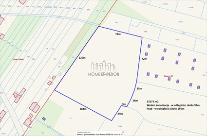 Działka 13 173 m² w Raszynie - pod zabudowę mieszkaniową działka Raszyn, Słonecznikowa