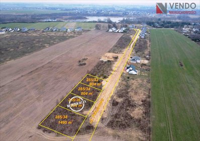 działka na sprzedaż 804m2 działka Gruszczyn, Fikusowa