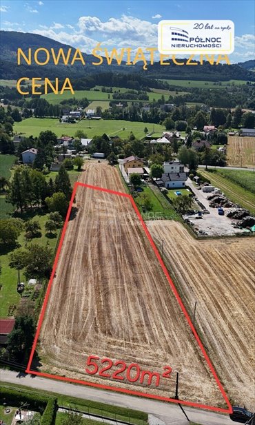 działka na sprzedaż 5220m2 działka Goleszów