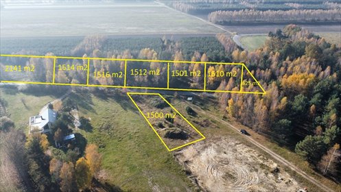 Działka 1500 m² z warunkami zabudowy i mediami działka Włoszczowa, Dąbie
