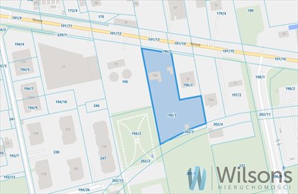 Działka usługowa 3270 m² z fundamentem - polecam działka Stara Iwiczna, Nowa