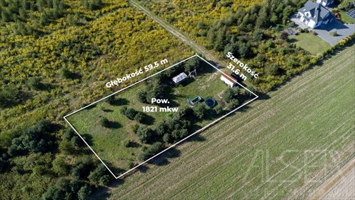Działka z pozwoleniem na budowę - 1851 m² w Leszczydole-Nowiny działka Leszczydół-Nowiny, Pogodna