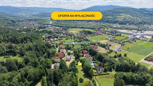 Do sprzedania widokowa działka 16 arów w Pcimiu działka Pcim, Pcim
