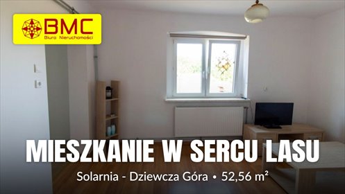 Przestronne 2-pokojowe mieszkanie z kominkiem i dużą kuchnią mieszkanie Solarnia, Dziewcza Góra, Dziewcza Góra