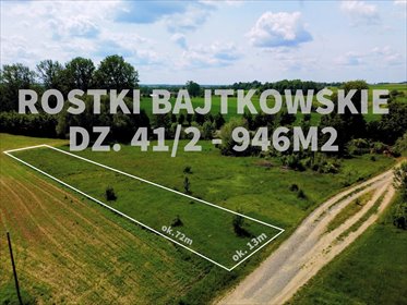 Sprzedam działkę rolną 946 m² w Rostkach Bajtkowskich działka Ełk, Rostki Bajtkowskie