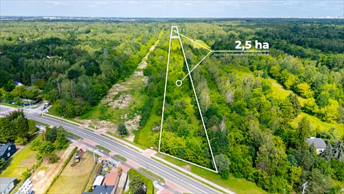 Działka inwestycyjna 2,5 ha w Konstancinie-Jeziornej działka Konstancin-Jeziorna, Piaseczyńska