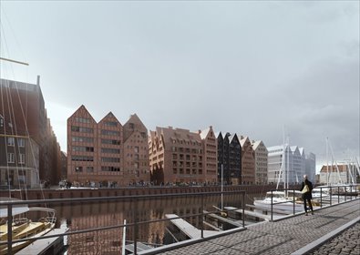 Inwestycyjny apartament 2 pok. nad Motławą w Gdańsku mieszkanie Gdańsk, Śródmieście, Spichrzowa