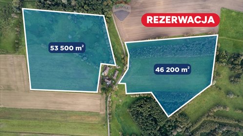 działka na sprzedaż 99700m2 działka Rościno