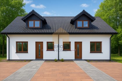 Nowoczesny bliźniak 98 m² z ogrzewaniem podłogowym dom Świdnica