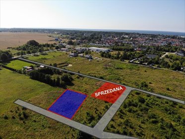 Działka 851 m² pod dom jednorodzinny w Mielnie - polecam działka Mielno, Przed Zieloną