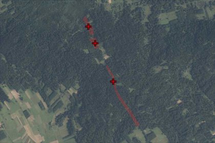 Leśne działki w Podwilku 12 353 m² pod inwestycję działka Nowotarski