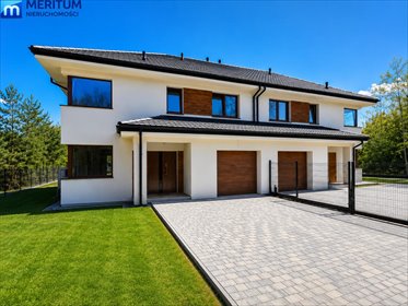 Nowoczesny dom bliźniak 178 m2 z pompą ciepła i rekuperacją dom Ojrzanów