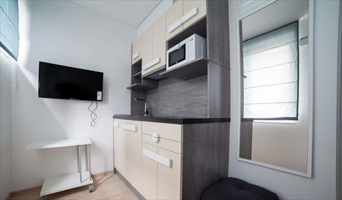 Na wynajem nowoczesny mikroapartament 14 m² w Centrum Wrocławia mieszkanie Wrocław, Śródmieście, Plac Grunwaldzki 57