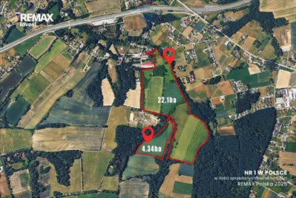 działka na sprzedaż 264743m2 działka Pogórze