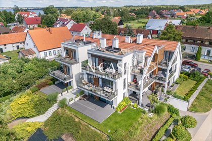 Luksusowy apartament z widokiem na jezioro i własną mariną mieszkanie Rydzewo, Mazurska