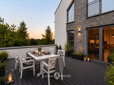Wynajmę przestronny penthouse 180 m² z tarasem i kominkiem mieszkanie Warszawa, Wilanów