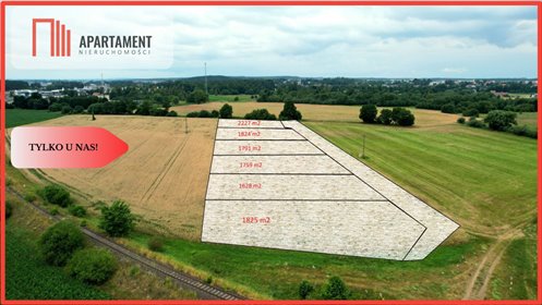 działka na sprzedaż 1628m2 działka Szubin