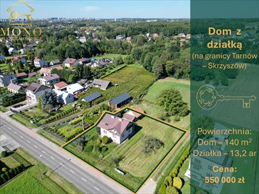 Do sprzedania dom 140 m² przy głównej drodze w Skrzyszowie dom Skrzyszów