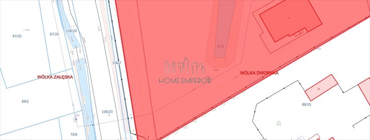 działka na sprzedaż 10900m2 działka Wólka Dworska, Wilanowska