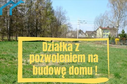 Działka 1177 m² z pozwoleniem na budowę domów w Zaborzu działka Zaborze
