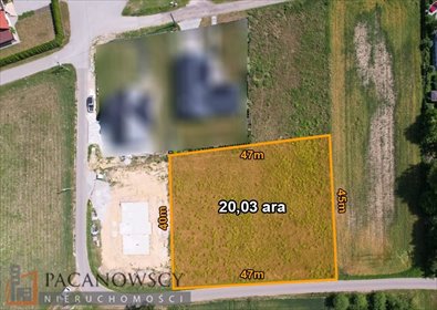 działka na sprzedaż 2003m2 działka Giebułtów