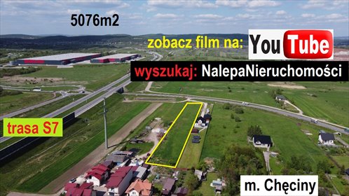 działka na sprzedaż 5076m2 działka Chęciny