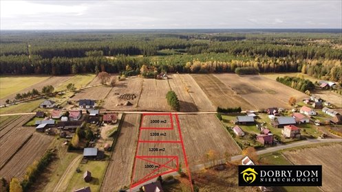 działka na sprzedaż 1100m2 działka Strzelcowizna