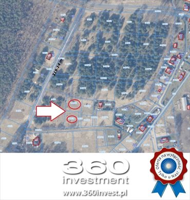 działka na sprzedaż 1271m2 działka Brzózki