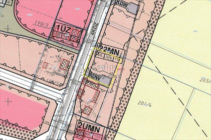 Działka 1671 m² w Opaczy (z media, plan zabudowy) działka Opacz