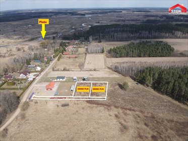 Działki budowlane w Kaczałach 1000 m² – spokój i natura działka Kaczały