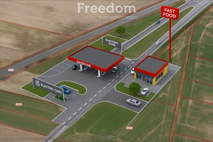 Działka inwestycyjna przy DK46 – Grabin, 1,27 ha działka Grabin