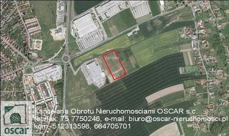 Działka inwestycyjna 15 117 m² w Łagowie - handel i usługi działka Łagów
