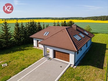 Nowoczesny dom wolnostojący 357 m² z dużym tarasem - stan deweloperski dom Szydłowo