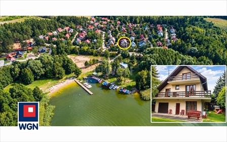 Polecam dom 180 m² nad jeziorem Tajty w Zalesiu dom Wilkasy, Zalesie, Plażowa