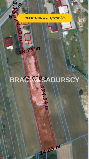 Działka 4642 m² w Kaszowie – idealna pod dom jednorodzinny działka Kaszów