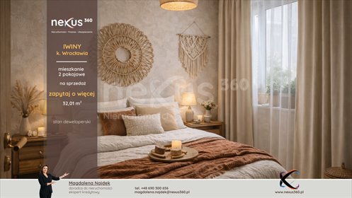 mieszkanie na sprzedaż 32m2 mieszkanie Iwiny, Brochowska