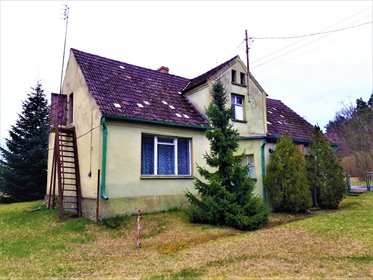 Przedwojenny dom z ogrodem, 4 pokoje, szklarnia, 82,57 m2 dom Jastrzębnik