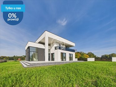 Nowoczesna willa 493 m² z widokiem na jezioro (duże przeszklenia) dom Pruszków, Szarych Szeregów
