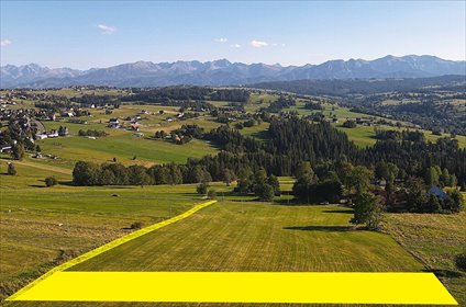 Działka 1216 m² z widokiem na Tatry (ok. 370 m² pod zabudowę) działka Ratułów