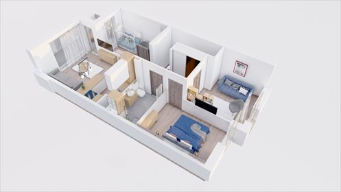 mieszkanie na sprzedaż 61m2 mieszkanie Rzeszów, Zawiszy Czarnego