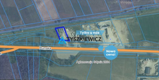 Działka inwestycyjna 1200 m² Kazimierz, blisko Rumi działka Kazimierz, Rumska